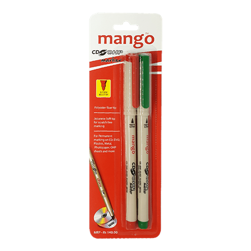MANGO CD/OHP MARKER 2X - GREEN 0026 REDPM000803