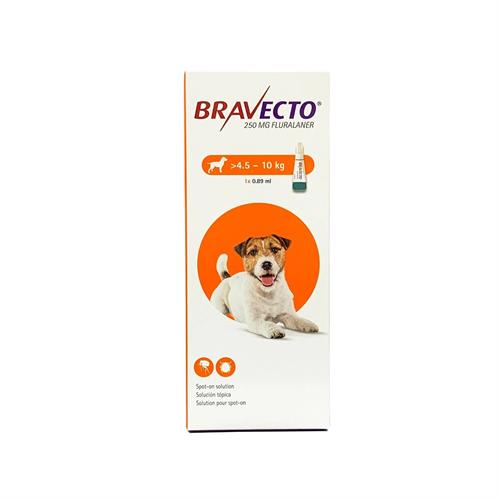Bravecto 250mg (4.5KG 10KG) For Dogs