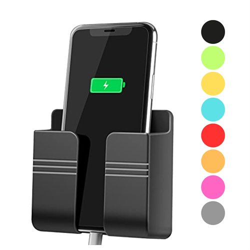 Universal Wall-Mounted Phone Holder- Damage-Free Docking Station with Double-Sided Tape