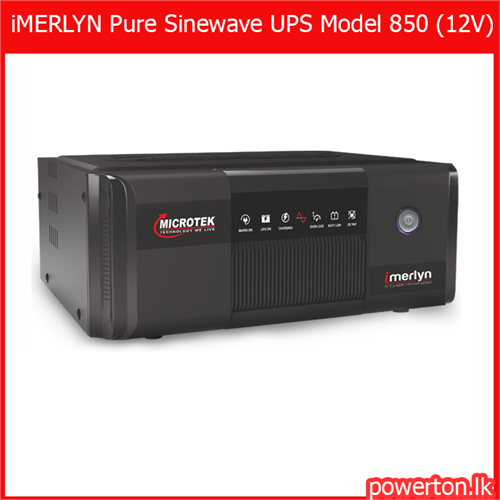 iMERLYN Pure Sinewave UPS Model 850 (12V) SW Category: Inverter