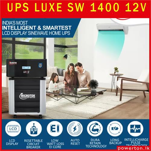 UPS LUXE SW 1400 (1100VA-12V) powerton Category: Inverter