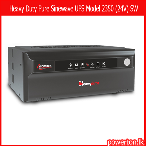 Heavy Duty Pure Sinewave UPS Model 2350 (24V) SW Category: Inverter