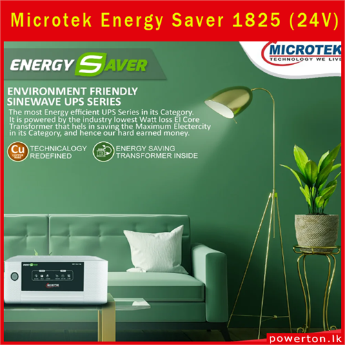 Microtek Energy Saver 1825 (24V) SW Category: Inverter