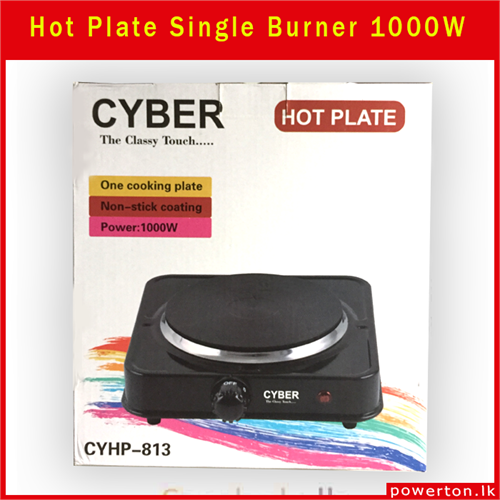 Hot Plate - Cyber Single Burner Hot Plate (White/Black) Category: Cooker