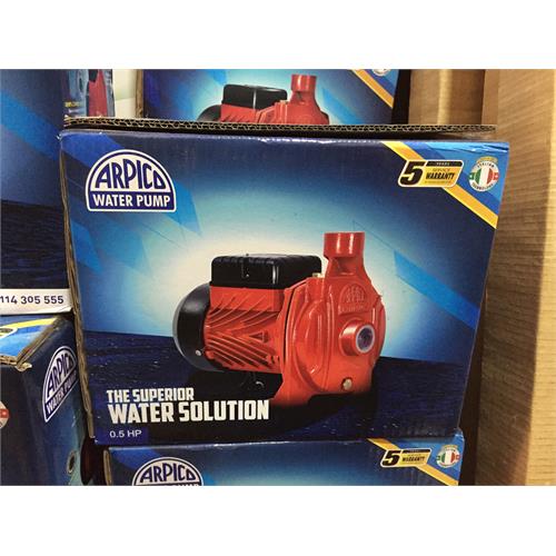 Arpico Centrifugal Water Pumps 0.5 HP, 220v / 50Hz Category: Water Pumps