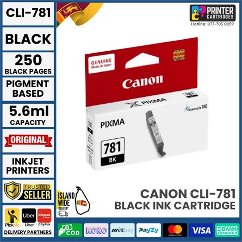 Canon CLI 781 CLI781 CLI-781 Black Ink Cartridges