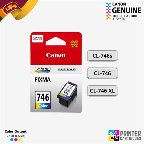 Canon CL-746 CL-746s CL-746XL Ink Cartridges PC596A