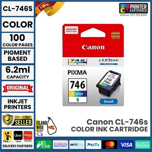 Canon CL 746s CL746s CL-746s Color Ink Cartridges
