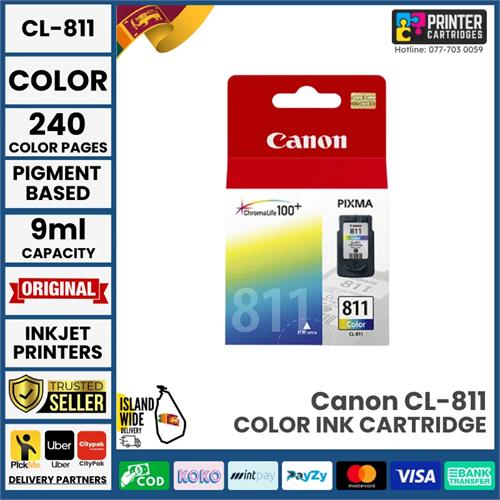 Canon CL 811 CL811 CL-811 Original Ink Cartridge