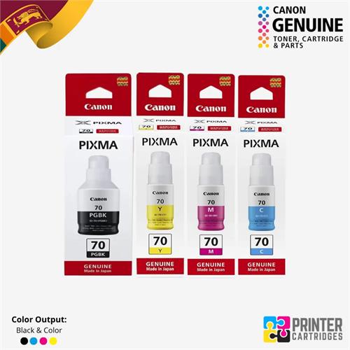 Canon GI-70 Black Ink Bottle G5070 / GM2070 / G6070 / G7070