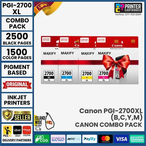 Canon PGI 2700XL PGI2700XL PGI-2700XL Ink Cartridges
