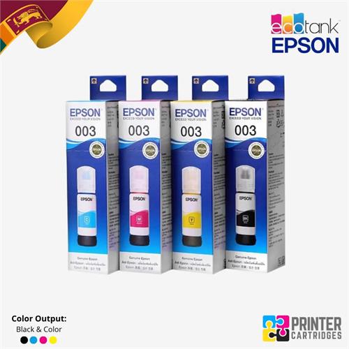 Epson 003 Black, Cyan, Magenta, Yellow Ink Bottles near me