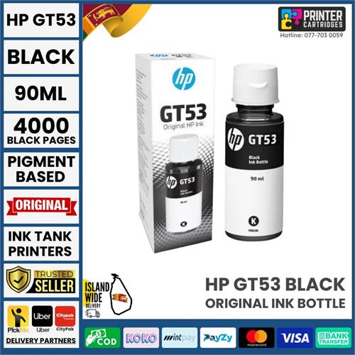 HP GT53 Black Original Ink Bottle (1VV22AA)