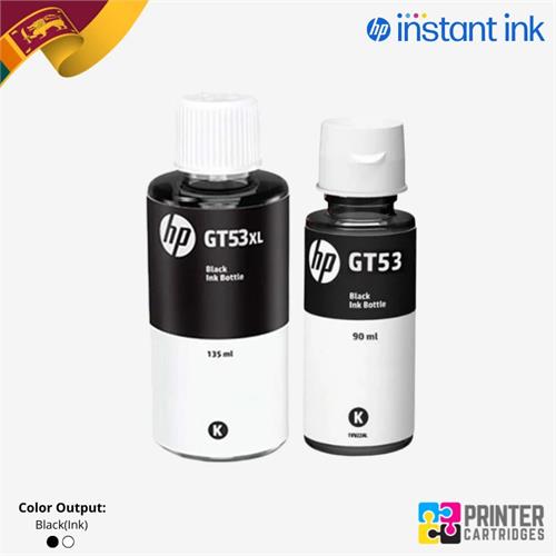 HP GT53, GT53-XL Black Original Ink Bottle (1VV22AA 1VV21AA)