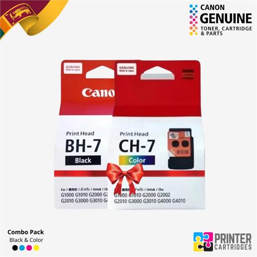 Canon BH-7 & CH-7 Printer Heads Combo Pack PC628A