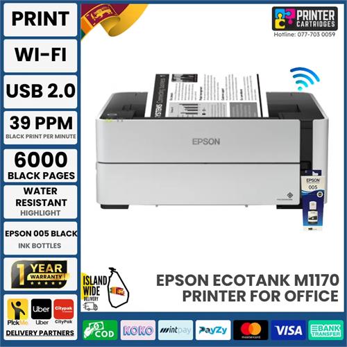 Epson EcoTank M1170 Ink Tank Printer (C11CH44502) Best Price