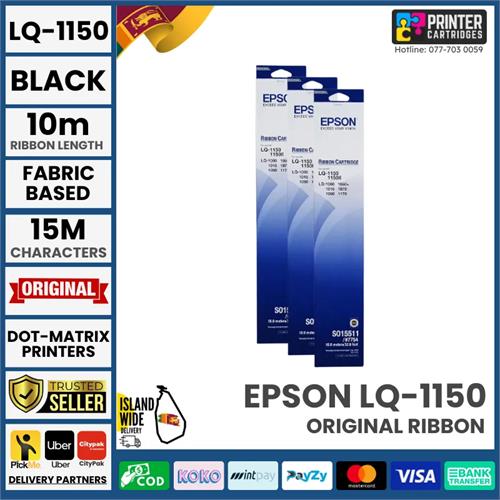 Epson LQ-1150 Ribbon For LQ1150, LQ1000 Dot Matrix Genuine