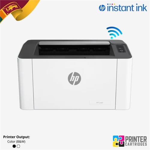 HP 107w Laser Wireless Printer (4ZB78A) Print only Sri Lanka