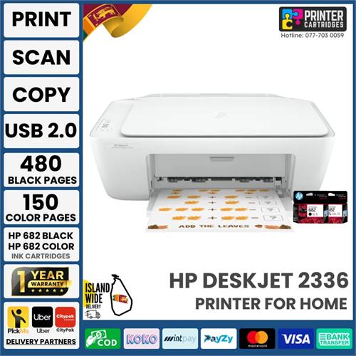 HP 2336 DeskJet Printer (7WQ05B) Print-Scan-Copy