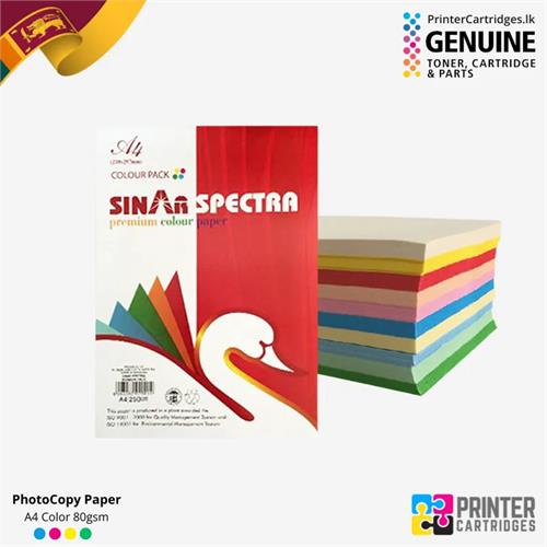 Color A4 80gsm Photocopy Paper Bundle PC795A