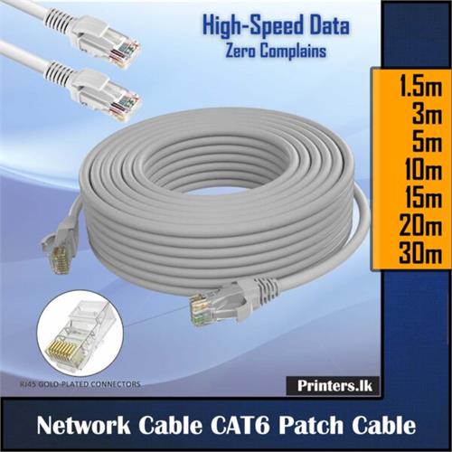 CAT6 Network Patch Cable 1.5m/3m/5m/10m/15m/20m/30m