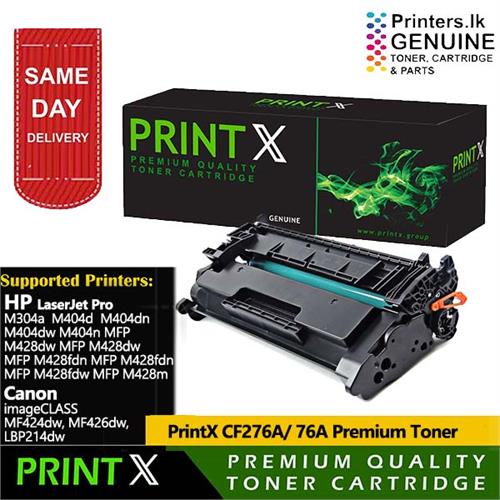 PrintX CF276A/ 76A Premium Toner Cartridge