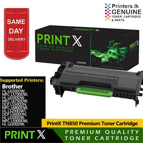 PrintX TN850 Premium Toner Cartridge for Brother HL-L6200DW (3478)