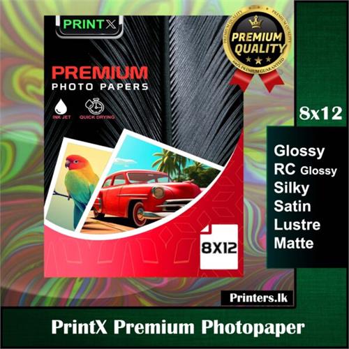 Printx 812 Photopapers RC Glossy/ Silky/ Satin/ Lustre 260gsm