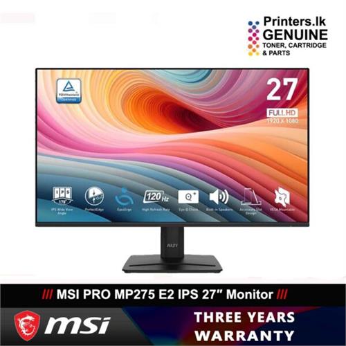 MSI PRO MP275 E2 IPS 27 Monitor