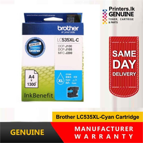 Brother LC535XL-Cyan Cartridge