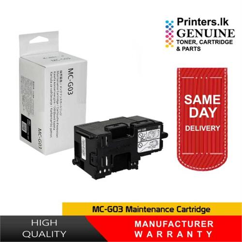 MC-G03 Maintenance Cartridge for Canon For MAXIFY GX3010/ GX4010/ GX3020/ GX4020/ GX4030/ GX3040/ GX4040/ GX3050/ GX4050/ GX3060/ GX4060/ GX3070/ GX4070/ GX3080/ GX4080 /GX3090/ GX3091/ GX3092/ GX4090