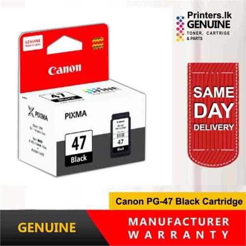 Canon PG 47 Black Original Cartridge