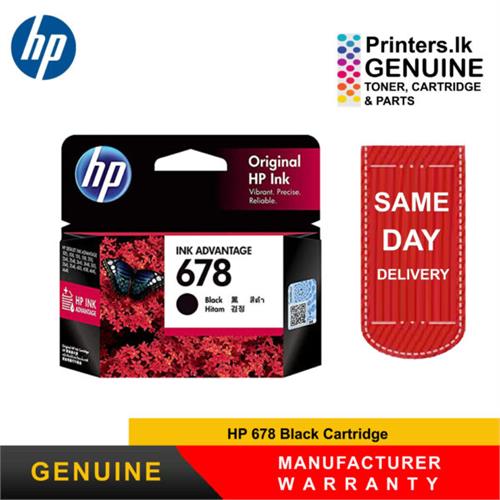 HP 678 Black Cartridge