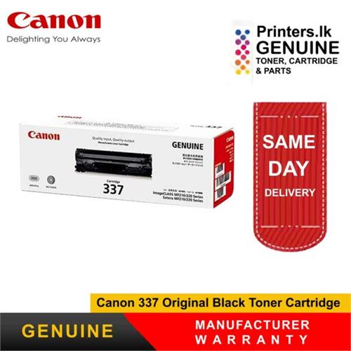 Canon 337 Original Black Toner Cartridge