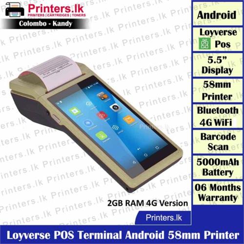 Loyverse POS Terminal Android 58mm Thermal Printer 4G WIFI