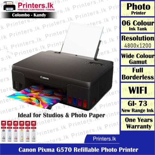 Canon Pixma G570 Refillable Photo Printer
