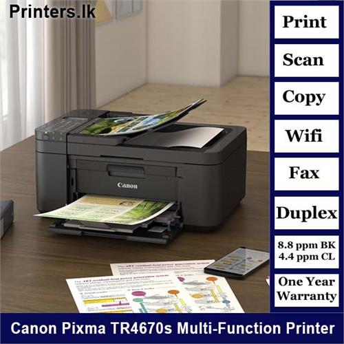 Canon Pixma TR4670s Multi-Function Printer