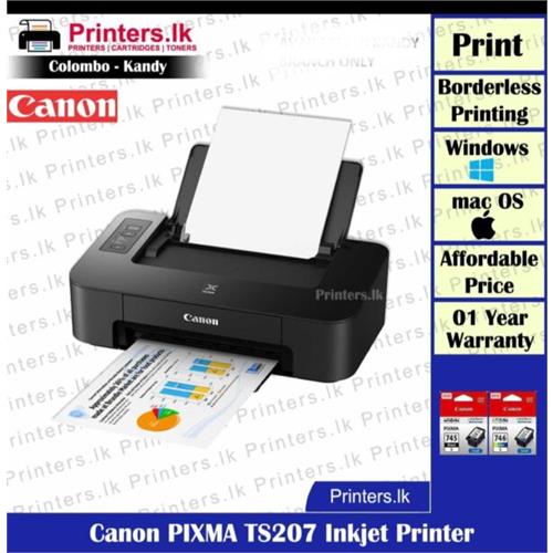 Canon PIXMA TS207 Inkjet Printer