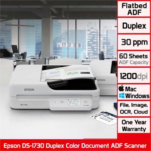 Epson DS-1730 Duplex Color Document ADF Scanner