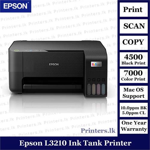 Epson L3210 Ink Tank Printer
