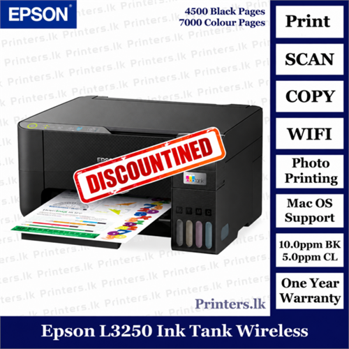 Epson L3250 Wireless Ink Tank Printer