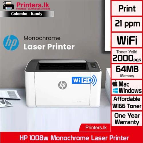 HP 1008w Monochrome Laser Printer
