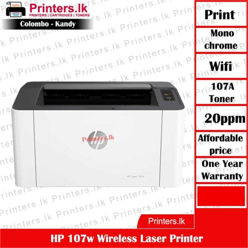 HP 107w Wireless Laser Printer