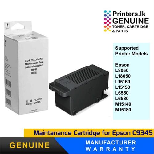 Maintenance Box C9345 for Epson C9345 for L8050 / L18050 / L15160 / L15150 / L6550 / L6580 / M15140