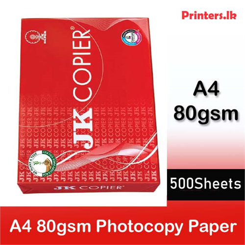 JK Copier Photocopy Paper A4 80gsm