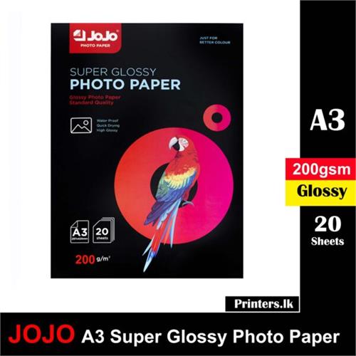 A3 Photo Paper Gloss 200 gsm 20pcs