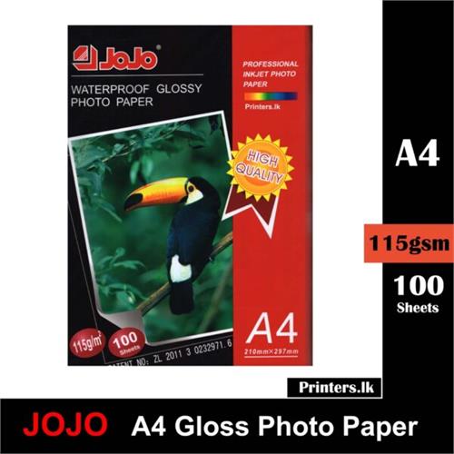 A4 Photo Paper Glossy 115 gsm 100pcs