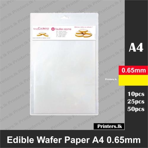 Edible Wafer Paper A4 0.65mm