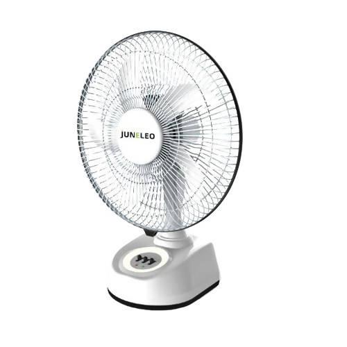 Juneleo 10inch Rechargeable Fan with LED Light