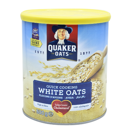 Quaker Quick Cooking White Oats 500g